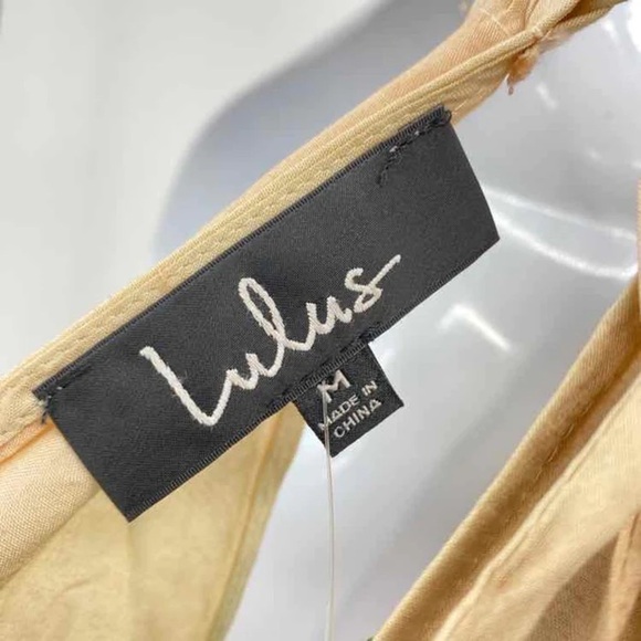 Lulus Size M Sweet Sunset Ombre Dip Dyed Halter Maxi Dress Blue Blush Cream - Picture 11 of 15